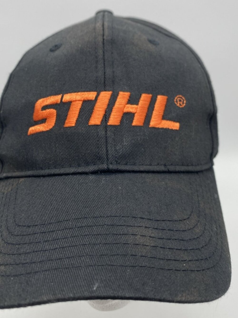 Stihl Black Snapback Hat Cap Adjustable Chainsaw Outdoor Workwear Logo Classic